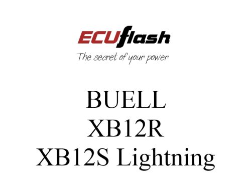 ECUflash - Buell XB12R & XB12S Lightning